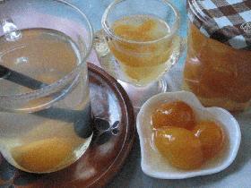 シロップたっぷりな、金柑の甘煮