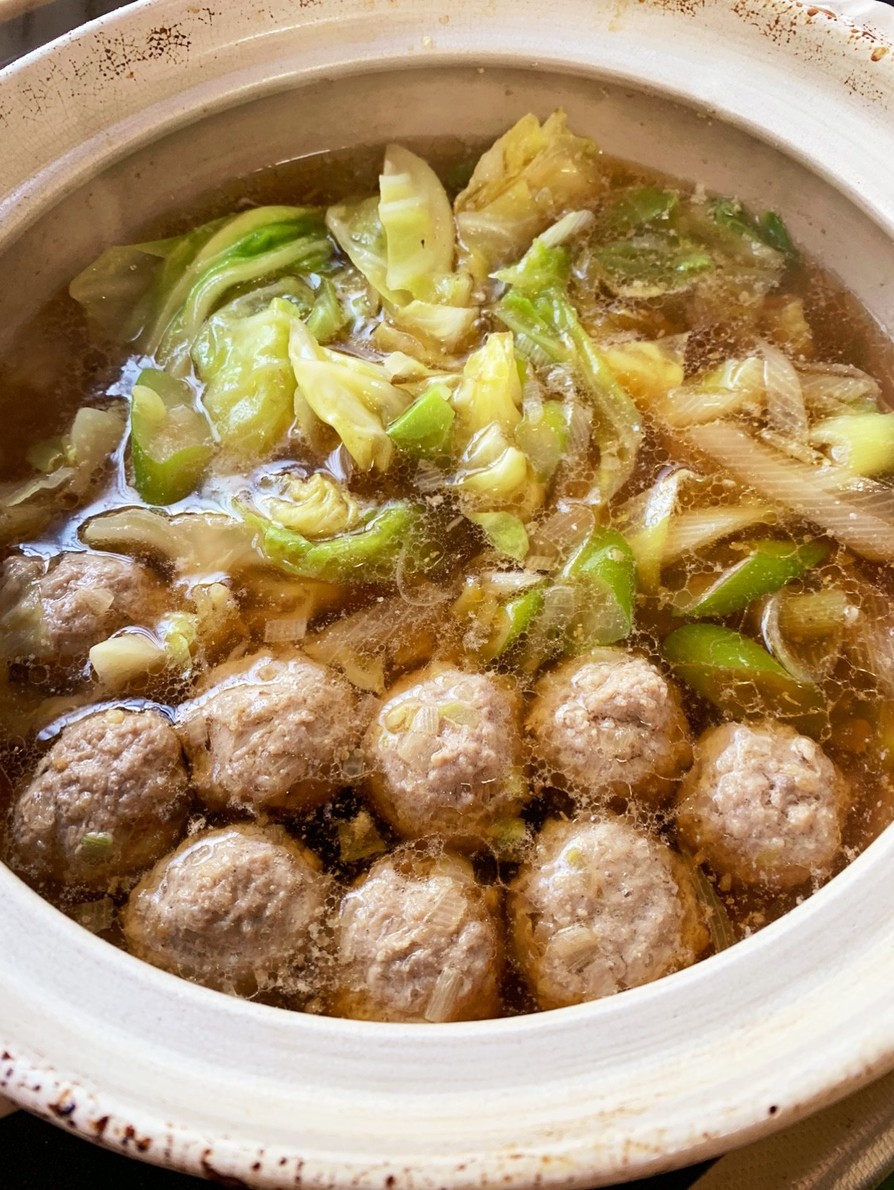 肉団子スープ鍋の画像