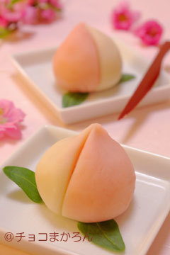 桃ねりきり☆ひな祭りの簡単和菓子