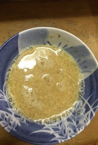 丼の中で作る卵スープ(久高家)