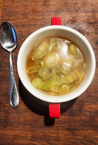 わらび餅粉♡♡芋餅の野菜スープ