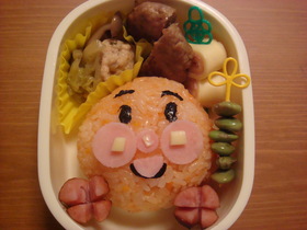 アンパンマン!初キャラ弁!