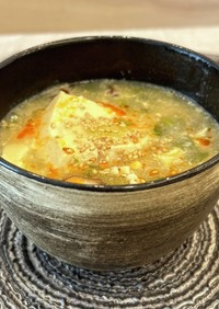 豆腐のサンラータンスープ