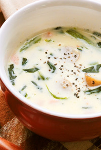 【副菜】レンジで簡単☆豆乳チーズスープ