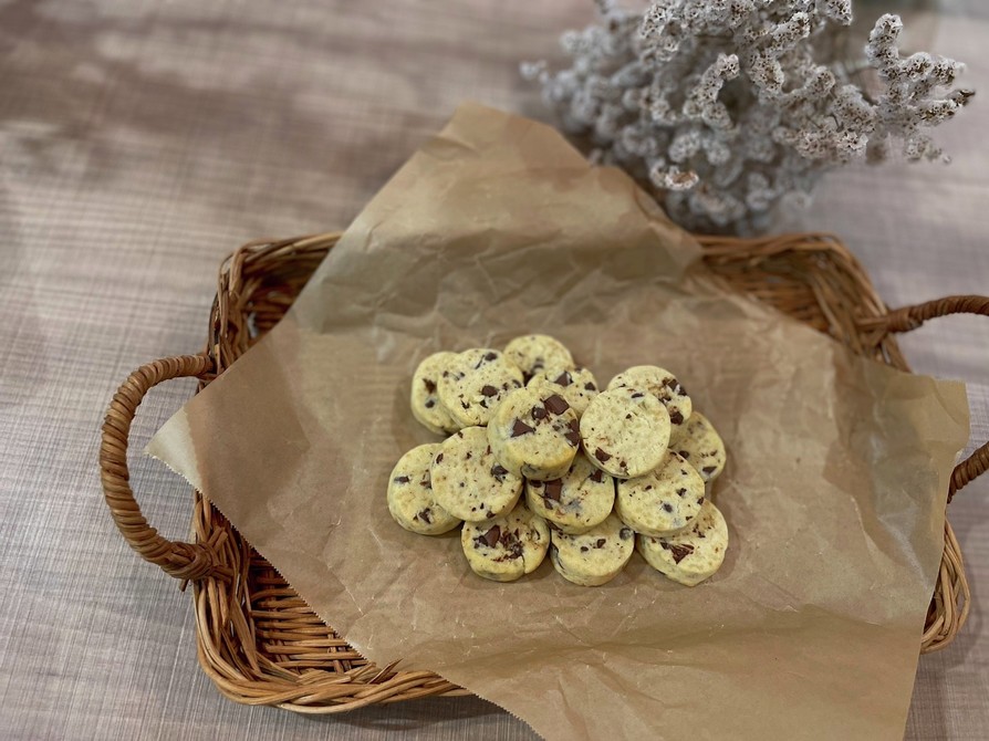 米粉と塩麹 の チョコチップクッキーの画像