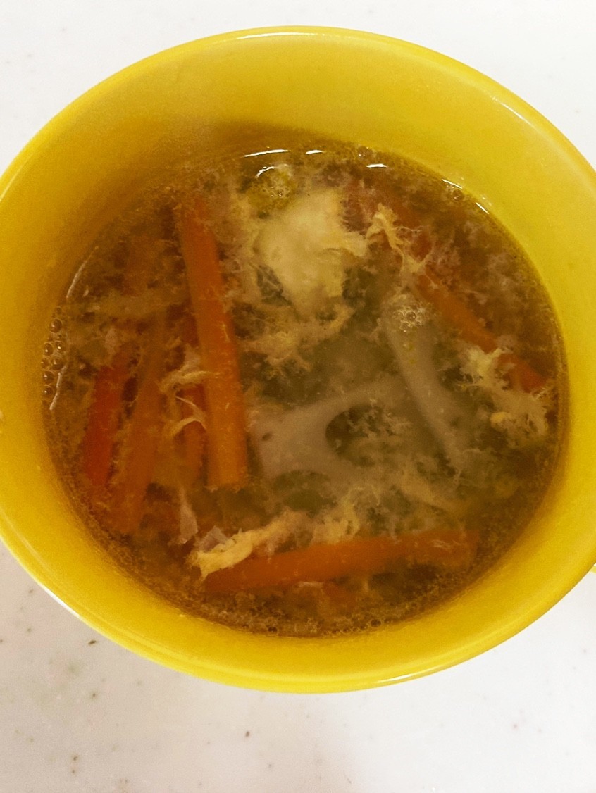 ガリと野菜のコンソメスープの画像