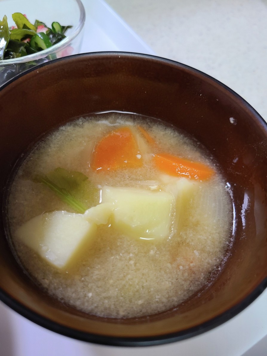 根菜のお味噌汁の画像
