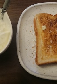 簡単朝食 塩食パン