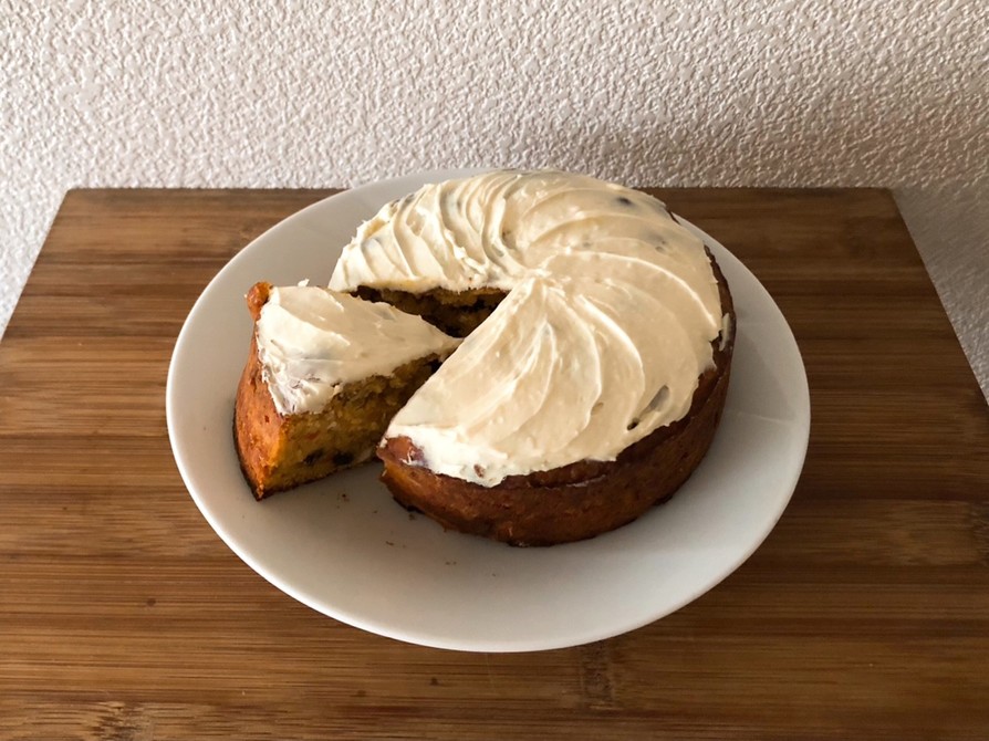 低糖質な大豆粉のキャロットケーキの画像