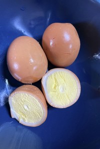 ゆで卵の燻製
