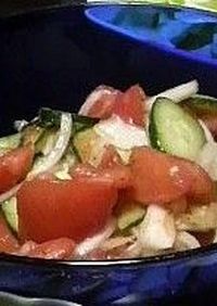 ドレッシング作る必要なし！簡単野菜サラダ