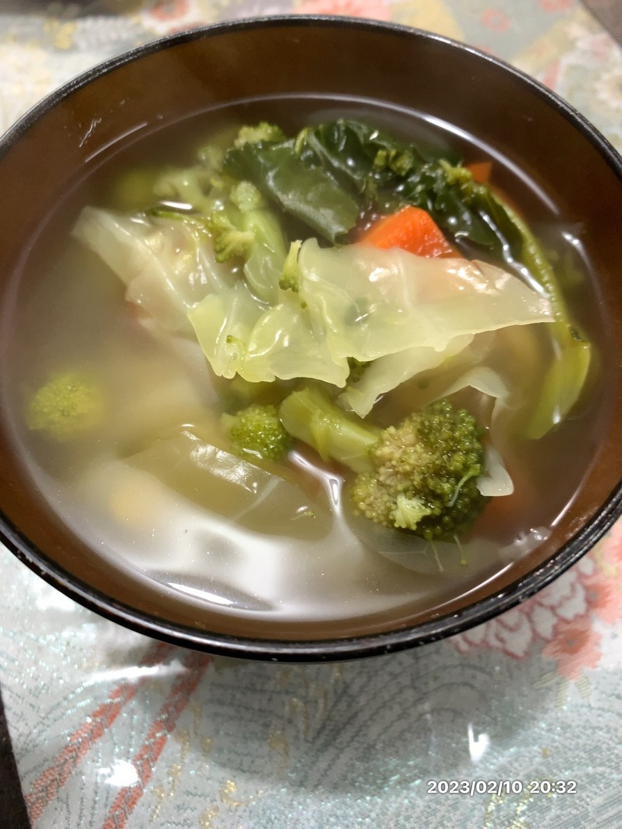簡単野菜たっぷりスープの画像