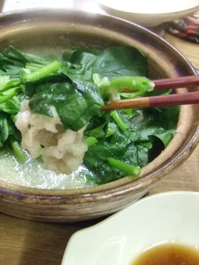 常夜鍋みたいなみぞれ鍋(おひとり様用)