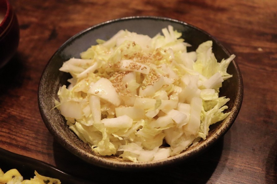 ポン酢ドレッシングの白菜サラダ　大量消費の画像