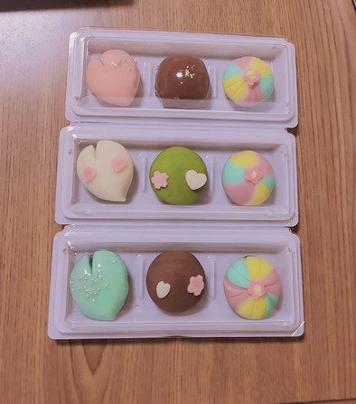 和菓子でバレンタイン♡の写真