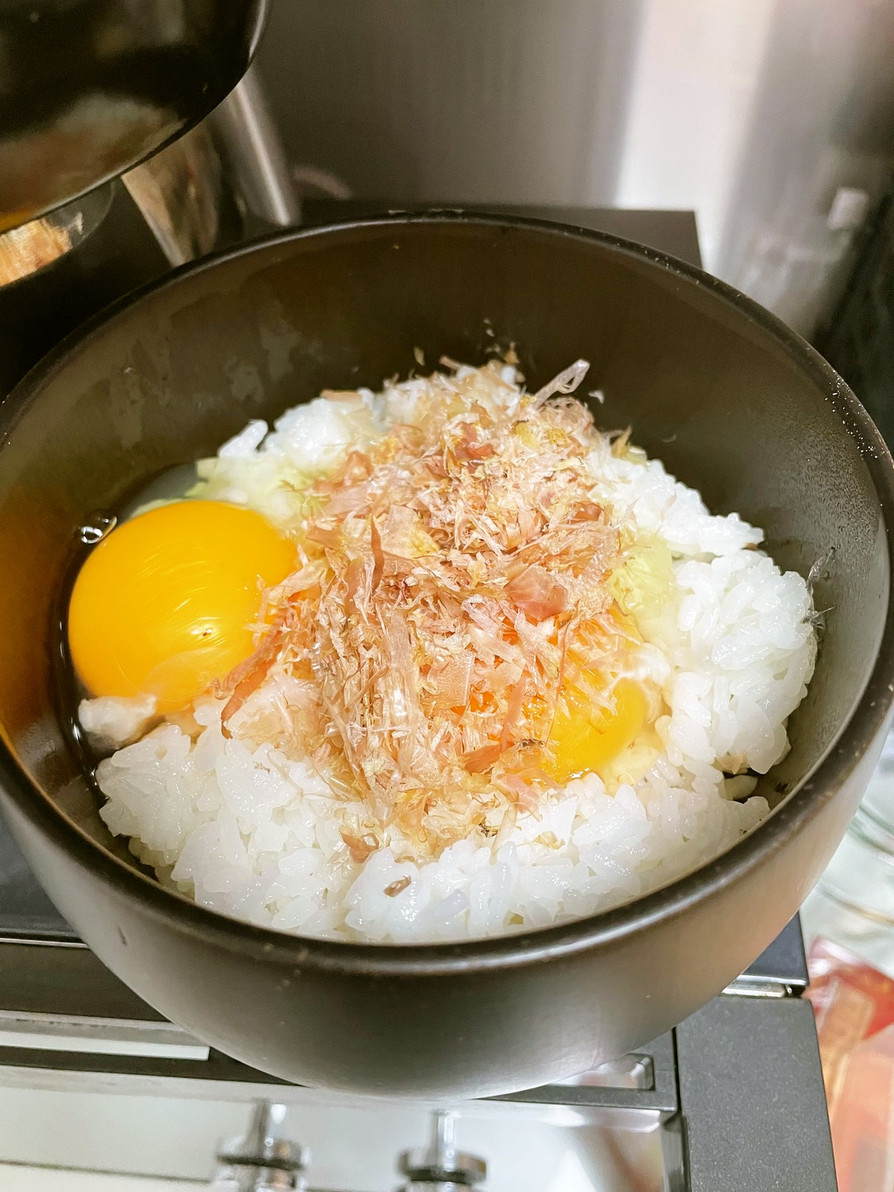 超簡単！あるもので和風卵かけご飯（減塩）の画像