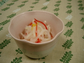 やさしいお酢で☆ゆず風味のなます