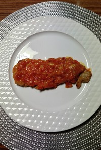 ヨウサマの減塩豚肉パプリカとトマトソース