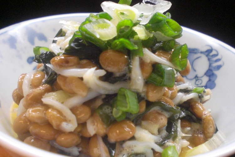 体酢っきり わかめとしらす納豆 レシピ 作り方 By みっくママ クックパッド 簡単おいしいみんなのレシピが355万品