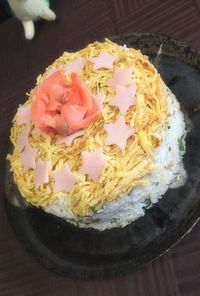 ひな祭りにも☆お寿司ケーキ