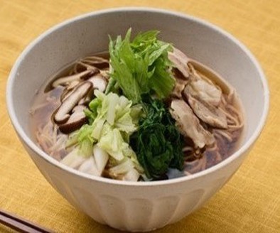 低糖質 大豆麺で旬の野菜めん（冬）の写真