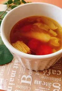 【朝食】ポトフ風スープ