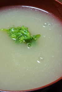 かぶの煮物リメイクスープ