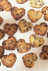 サクサク簡単型抜きチョコチップクッキー