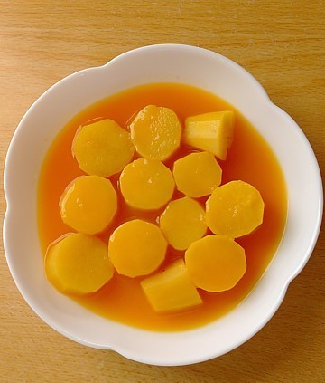 さつまいものオレンジジュース煮の画像