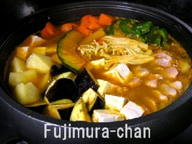 子供と大人の簡単スープカレー 鍋料理