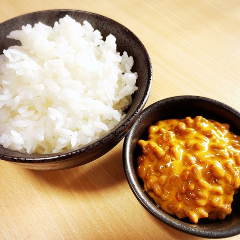 【最高！】簡単♩卵黄塩の美味しい納豆ご飯