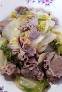 簡単★白菜とスライス豚肉の炒め煮