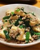 厚揚げとにらのピリ辛味噌炒め