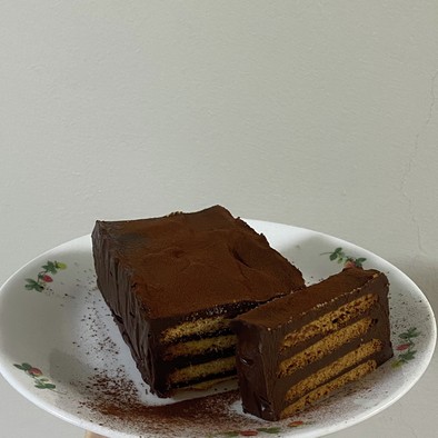 簡単!生チョコクッキーケーキの写真