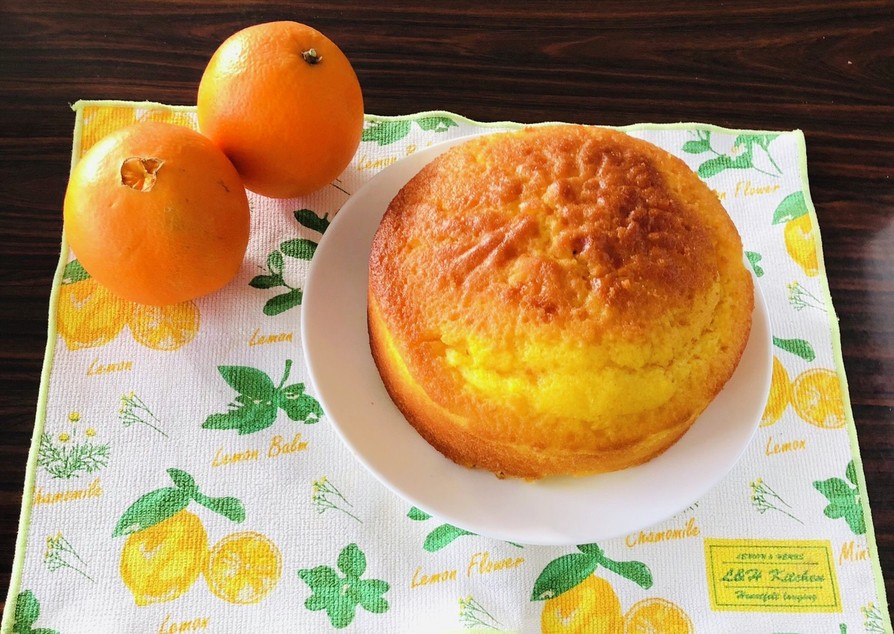 ネーブルオレンジケーキの画像