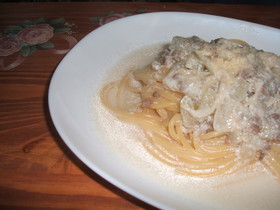 簡単 真っ白ミルクパスタ♪