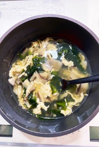 椎茸のふわたまスープ