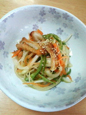 炒めちくわと野菜のマリネ