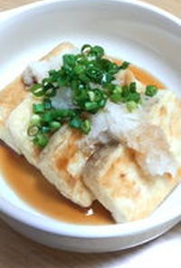 おろしポン酢の豆腐ステーキ