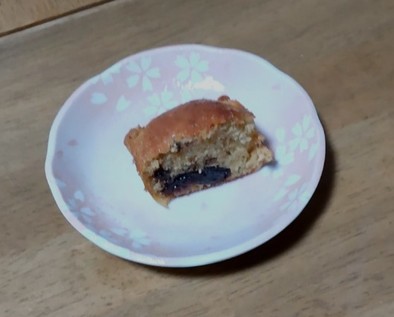 試験操業：プルーンの小さなパウンドケーキの写真