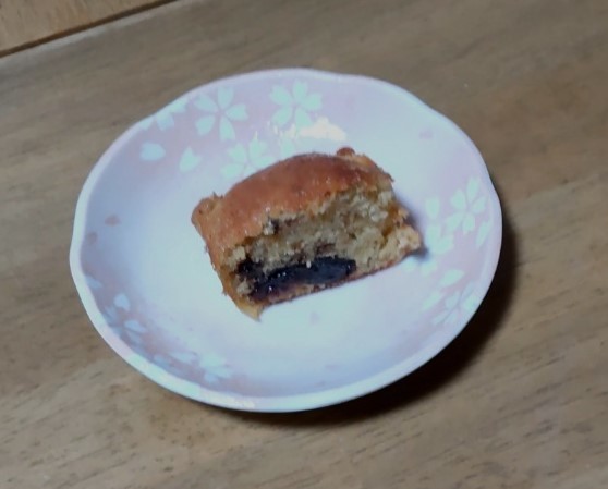 試験操業：プルーンの小さなパウンドケーキの画像