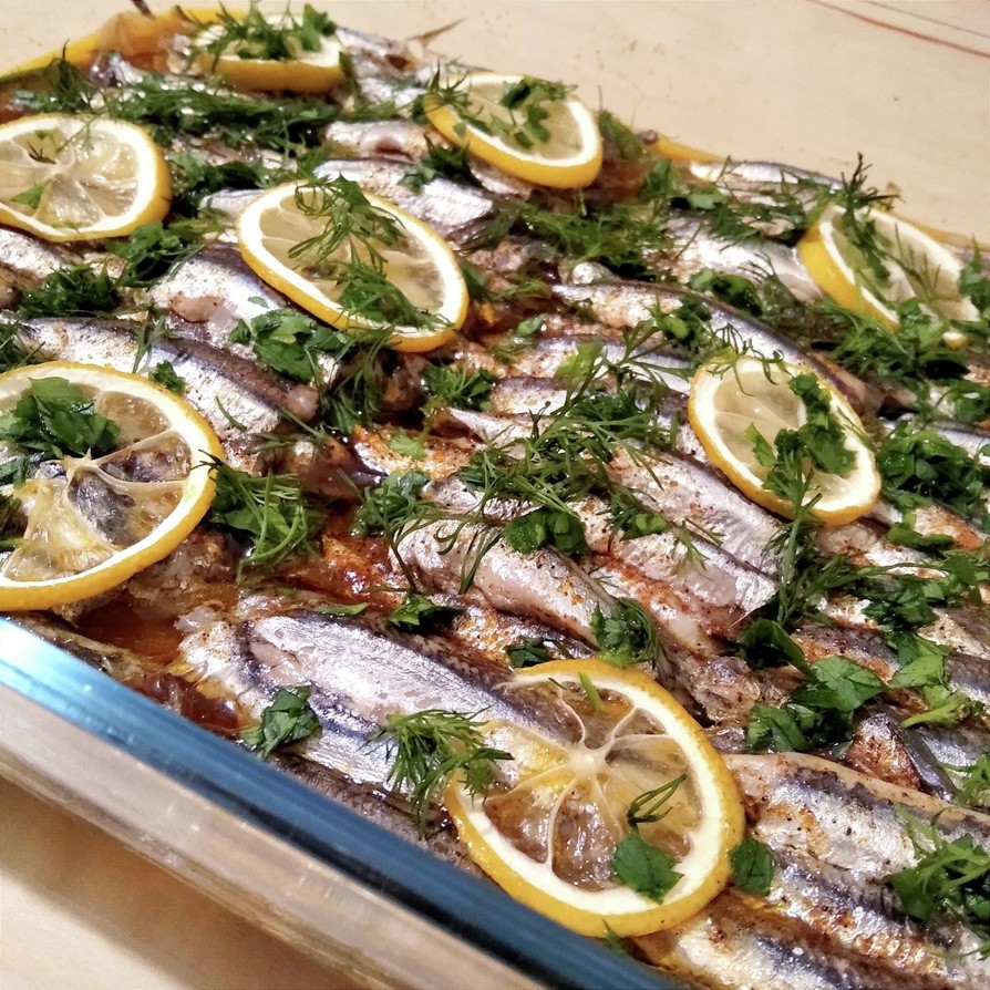 カタクチイワシの蒸し焼き❀トルコ料理の画像