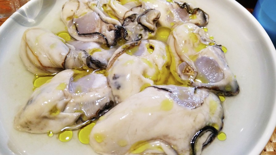 吉池無水牡蠣（オリーブオイルとレモン）の画像