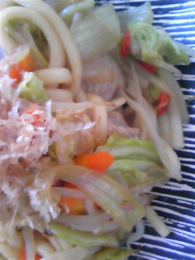 クコの実の焼うどん