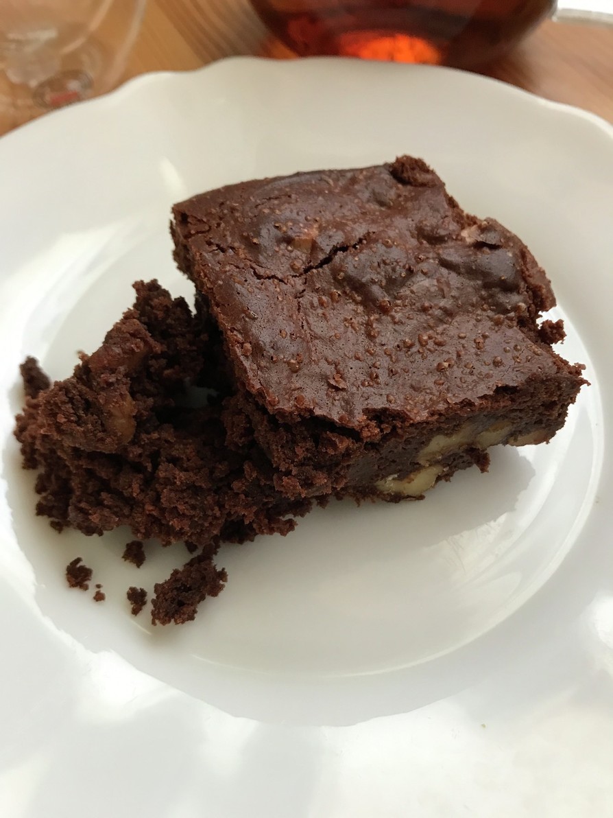 ファッジトッピングブラウニーのレシピ