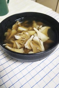 舞茸とジャガイモのグレースープ