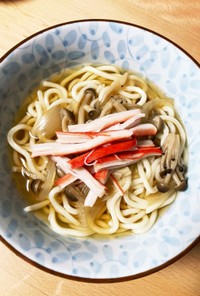 かにかまうどん、あっさり