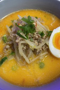 ピリ辛味噌ラーメン風スープ