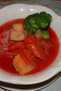 春色の赤いスープ☆有機野菜の簡単ボルシチ