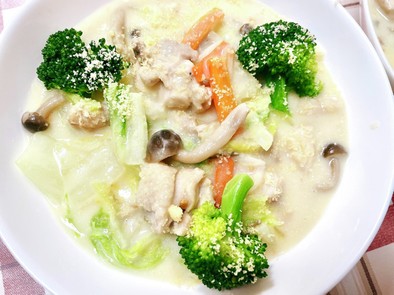 【米粉で♪】白菜と鶏肉のクリーム煮の写真